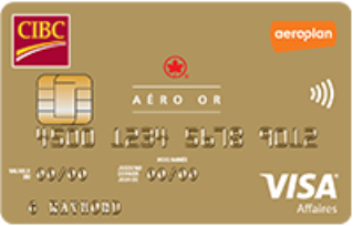 Carte Aéro Or CIBC Visa pour PME