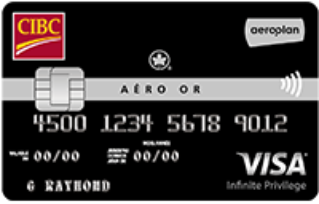 Carte Aéro Or CIBC Visa Infinite Privilege