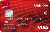 Carte Classique CIBC Visa.