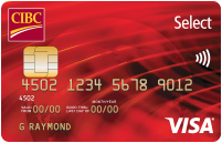 Carte Sélecte CIBC Visa.