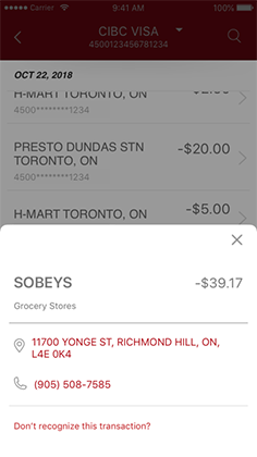 Transaction details