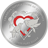 Silver wedding coin.