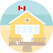 Une villa.