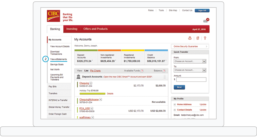 how to open an investment account cibc