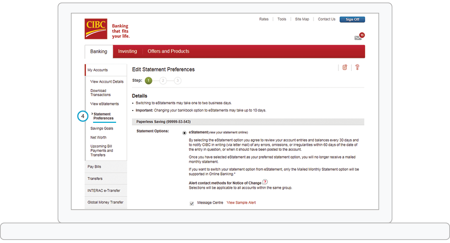 estatements go from paperwork