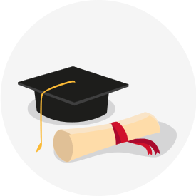 Un mortier et un diplôme
