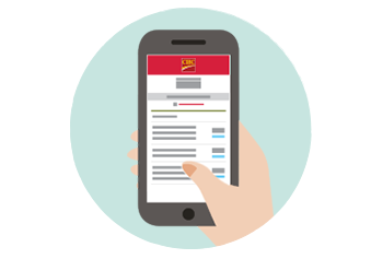 Person holding a smartphone with the CIBC Mobile Payment App open