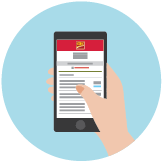 Person holding smartphone displaying CIBC Mobile Banking App