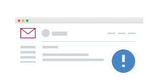 A web browser showing an email page