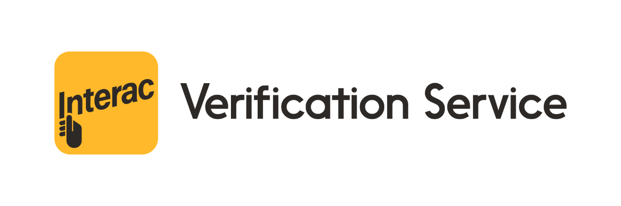 Interac verification service app logo.