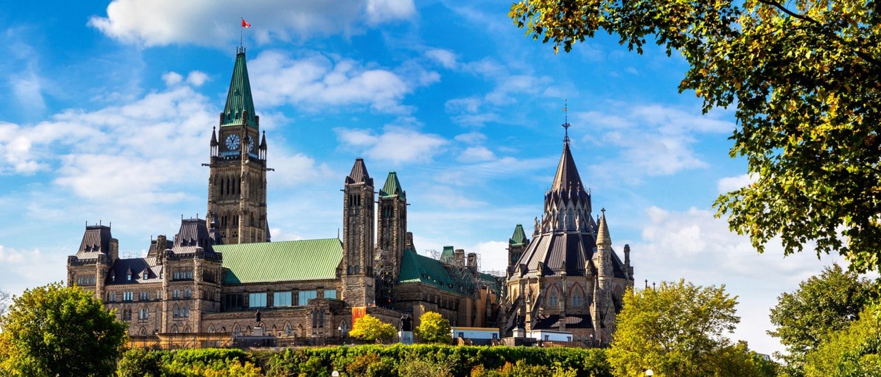 Colline du Parlement du Canada.