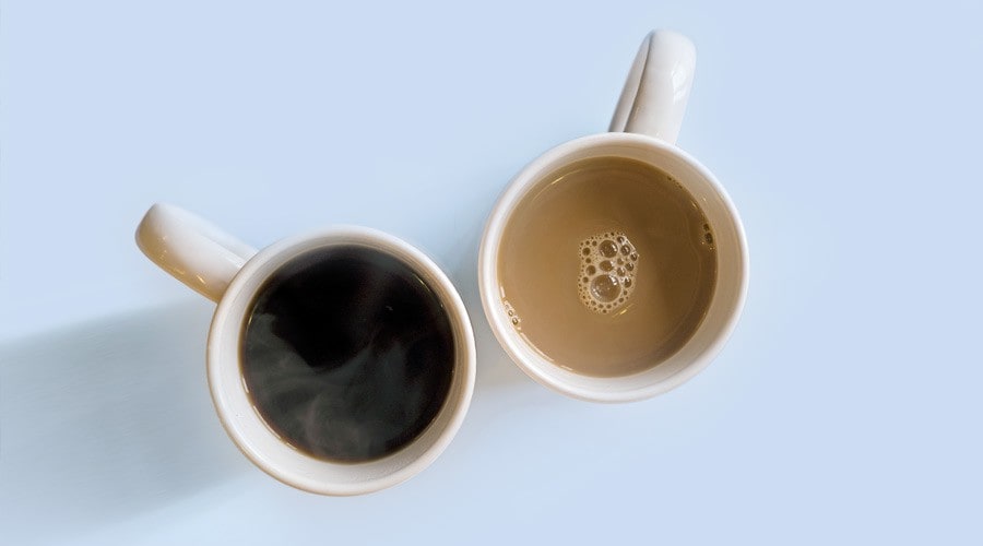 Two cups of coffee