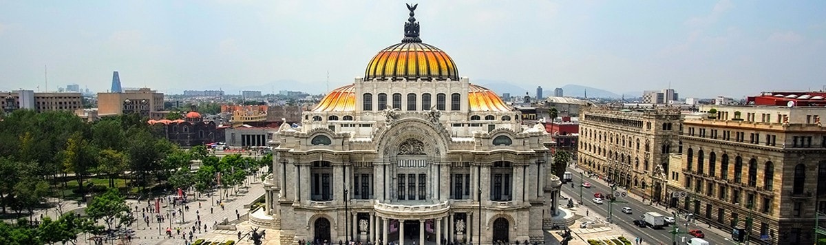 Le Palacio de Bellas Artes dans la ville de Mexico