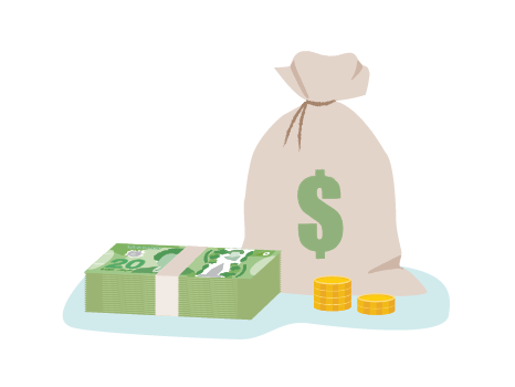 Banknotes and coins