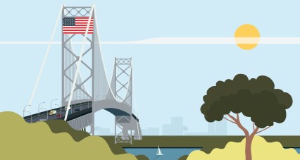 Cross-border bridge