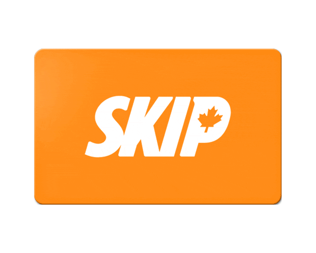 Skip card swivels to reveal a CIBC debit card.